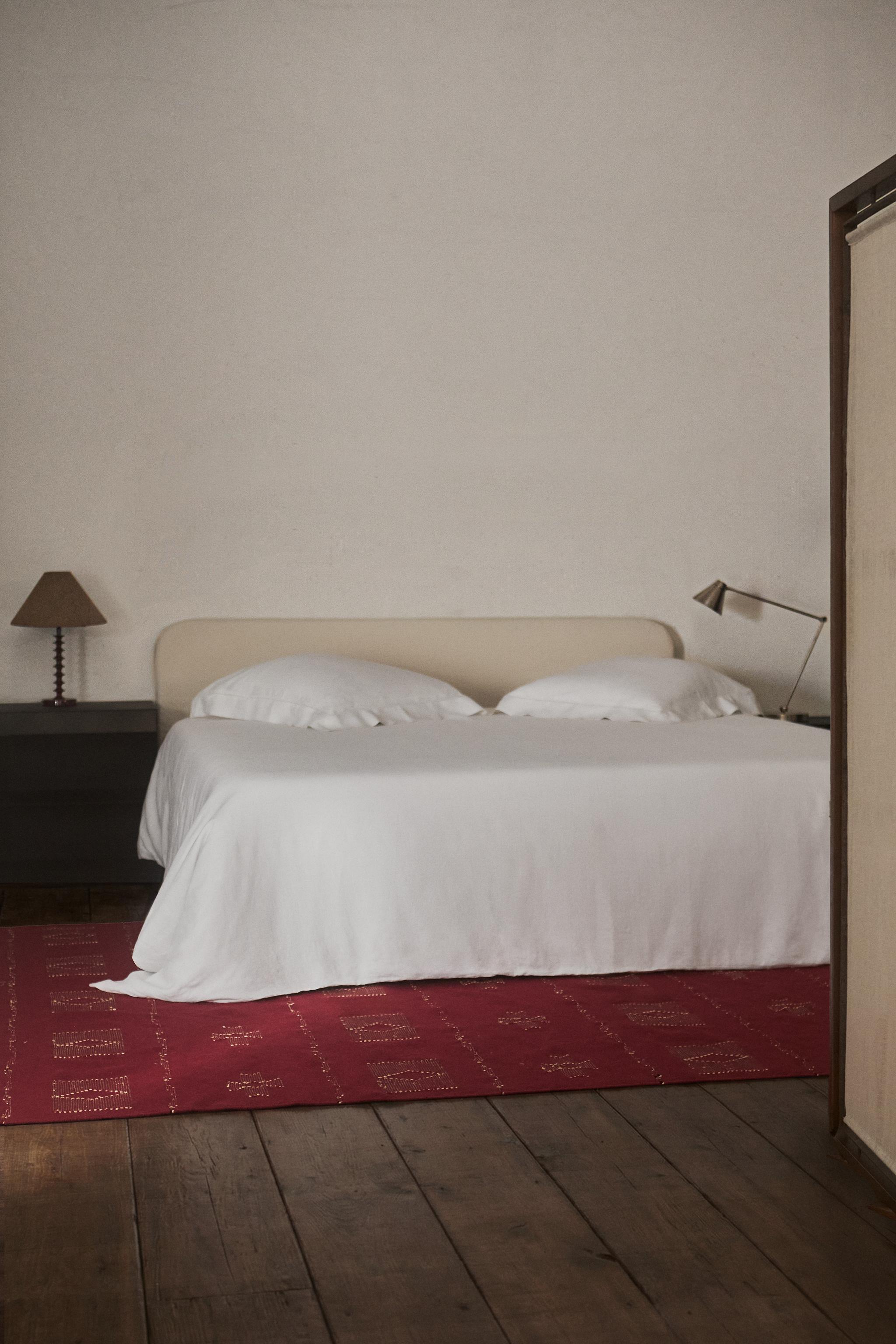 LINEN HEMSTITCH DUVET COVER
